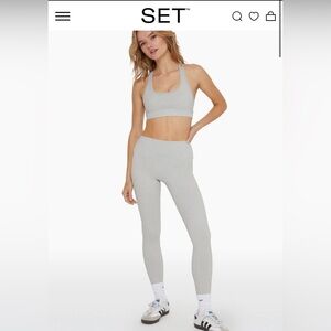 SET Active Form cloud leggings and racer back bra